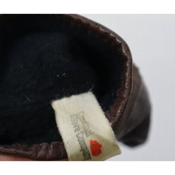 CARDINAL GLOVE COMPANY - VINTAGE WOMEN'S BROWN COWGRAIN LEATHER GLOVES - SIZE M - Picture 8 of 10